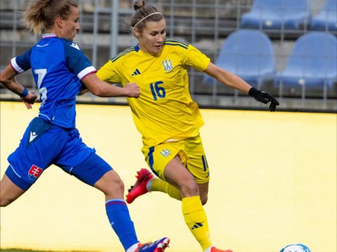 Жіноча зб. України з футболу: товариський матч зі збірною Словаччини