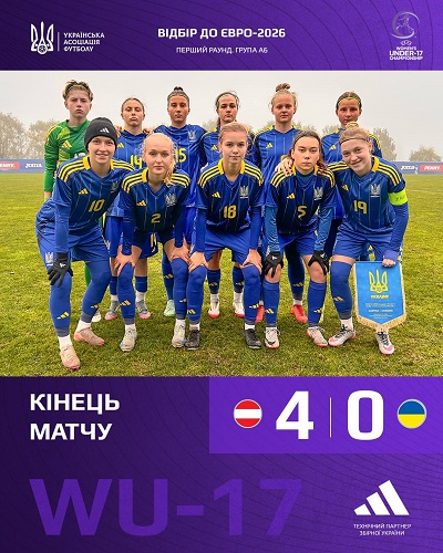 Збірна України WU-17: 2-й тур 1-го раунду відбору ЄВРО-2026 (WU-17)