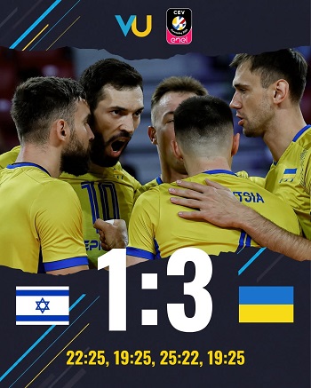Збірна України з волейболу: 1-й тур групового турніру Чемпіонату Європи-2026
